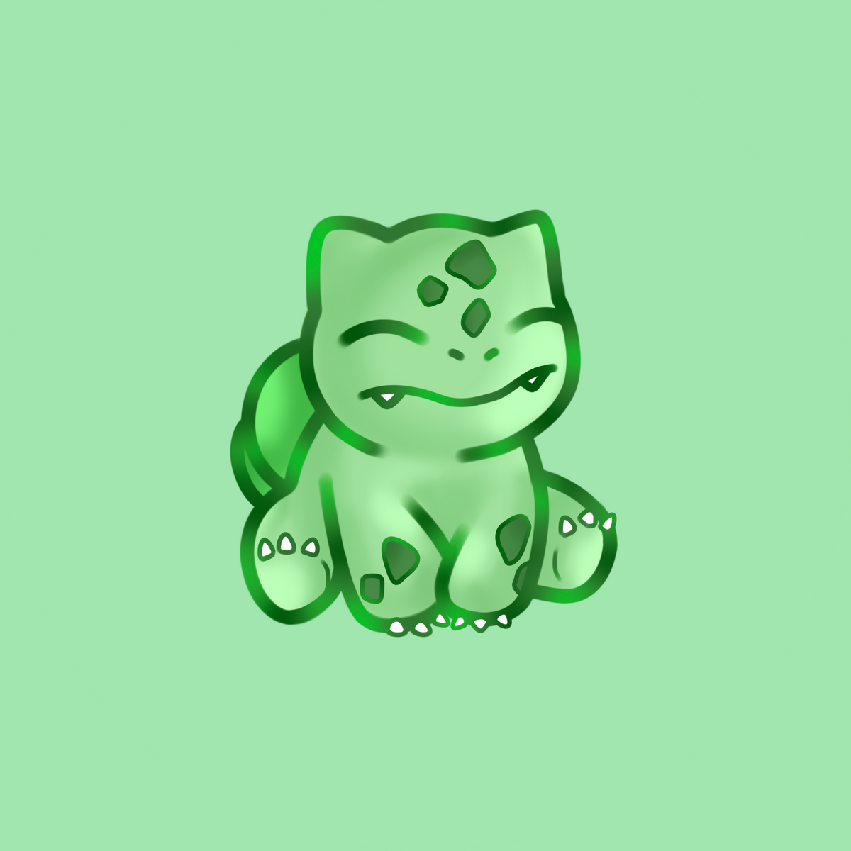 ~grass starter sticker~